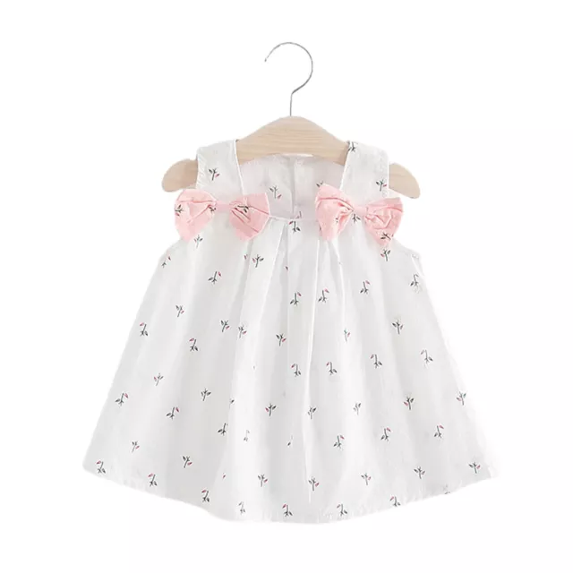 Kinderkleid Quadratischer Kragen Atmungsaktiv Mädchen-sommerkleid Mit Zwei