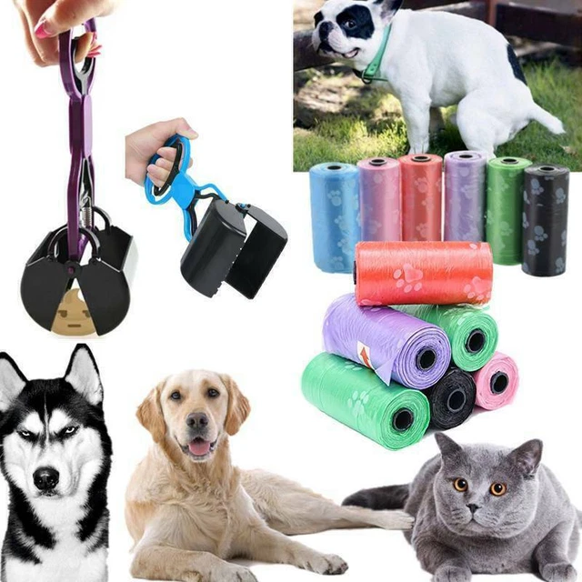 Bolsas de desechos para mascotas cachorros perros inodoro caca recolector de caca exterior