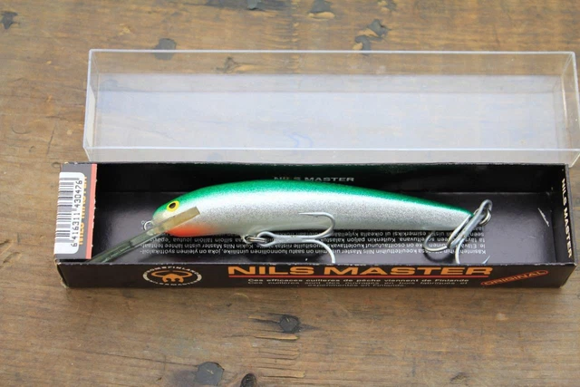 VINTAGE NILS MASTER Invincible 12cm Rare Deep Diver In Box Old Timber ...