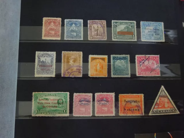 timbres NICARAGUA