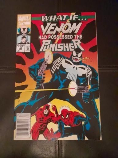 What If 44 Venom Had Possessed The Punisher Newsstand Variant 1992