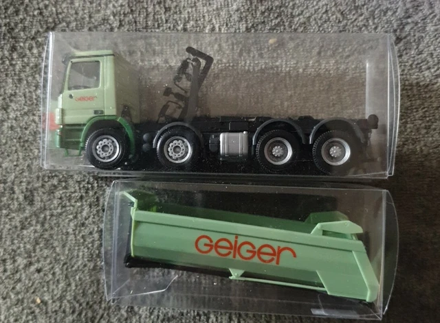 Modellino Herpa 1/87 MAN TGS Camion Rifiuti Geiger, Limited Edition 2024, H0