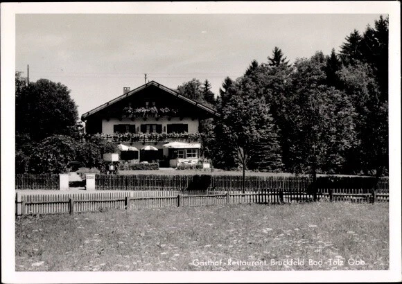 Foto Ak Bad Tölz in Oberbayern, Gasthof-Restaurant Bruckfeld - 3741447