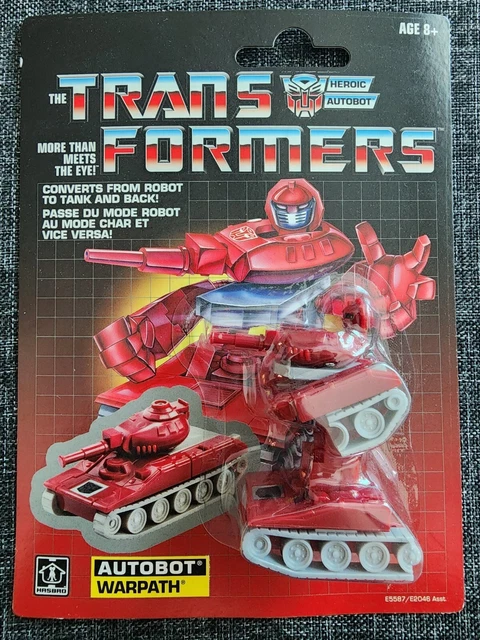 Transformers G1 Autobot Warpath Reissue Walmart Exclusive Action Figure MOC NEW!
