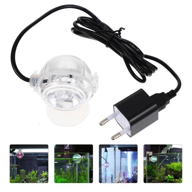 Foco de tanque de peces luz de planta de acuario luces submarinas peces blancos