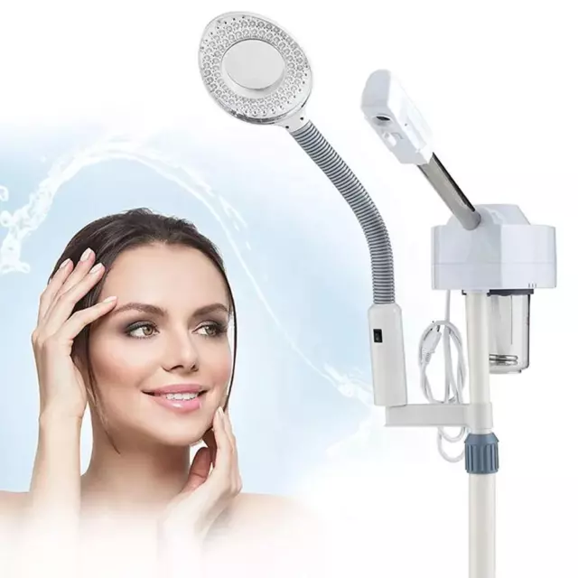 Professional Facial Steamer 2 in1 Steamer for Face Magnifying Lamp Hot Ozone✨4