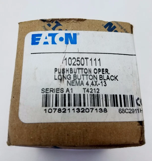 10250T111 Eaton Black	Push Button  #8007