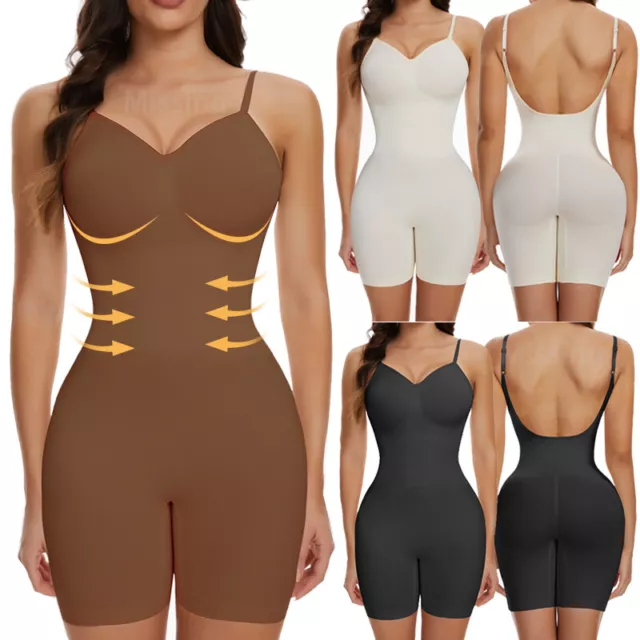 Damen Formende Body Shaper Bauchweg Shapewear Bodysuit Figurformender Mieder