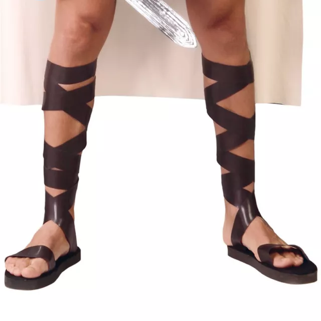 Romano Sandali per Uomo Gladiatori Scarpe Antico Sandali Romani per Guerriero
