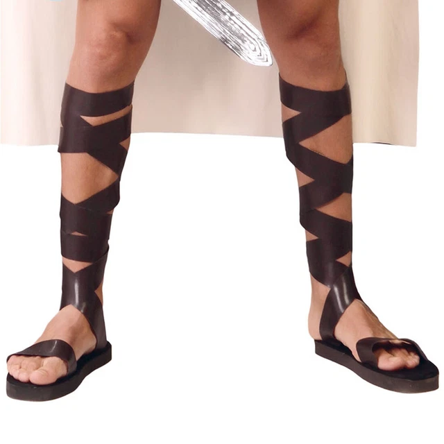 Romano Sandali per Uomo Gladiatori Scarpe Antico Sandali Romani per Guerriero