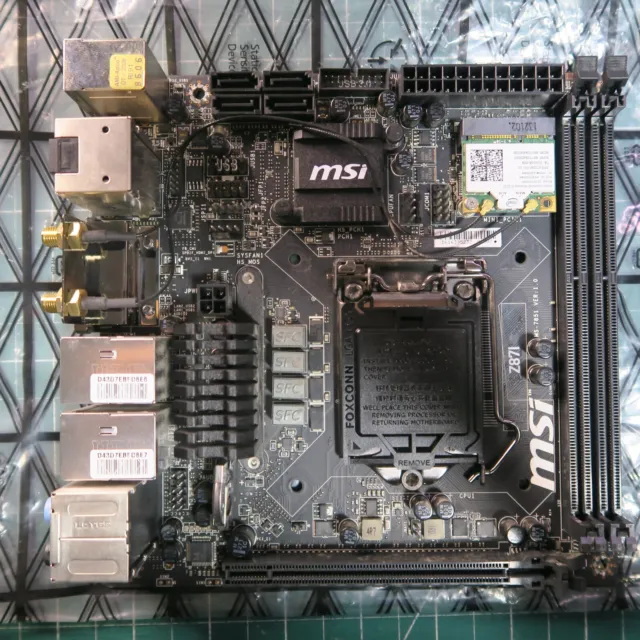 MSI Z87i LGA1150 itx Motherboard WIFI Mini-ITX