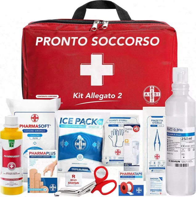 Kit di Pronto Soccorso Professionale per aziende auto casa viaggio barca moto