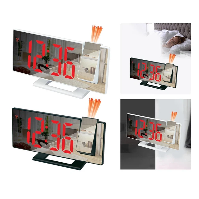 Alarm Clock 4 Level Brightness 12/24H Office Elderly Kids