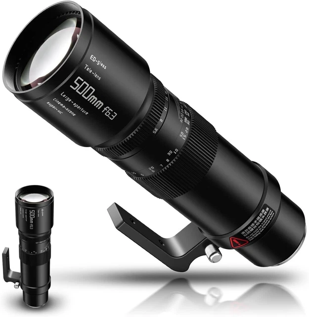 TTARTISAN 500mm F6.3 Teleobjektiv Für Canon EF - Vollformat, Mit ED-Glas