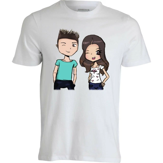 T Shirt Me Fumetto Lui Contro Sofi Te Slime bambino bambina maglietta maglia 4