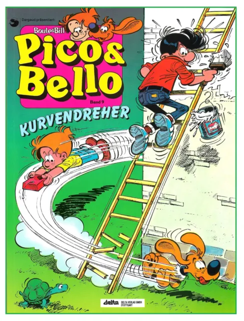 Pico & Bello/Boule & Bill #9 »Kurvendreher« [Delta Verlag] 💥 1. Auflage 1989 💥