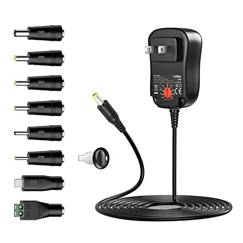 24w Multi Voltage 3v 4.5v 5v 6v 7.5v 9v 12v Universal Ac Dc Power Adapter Supply