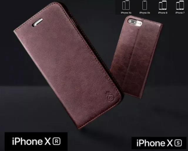 Genuine Musubo iPhone Xs Max X SE 5 6 7 8 Case PU Leather Luxury Wallet Cover