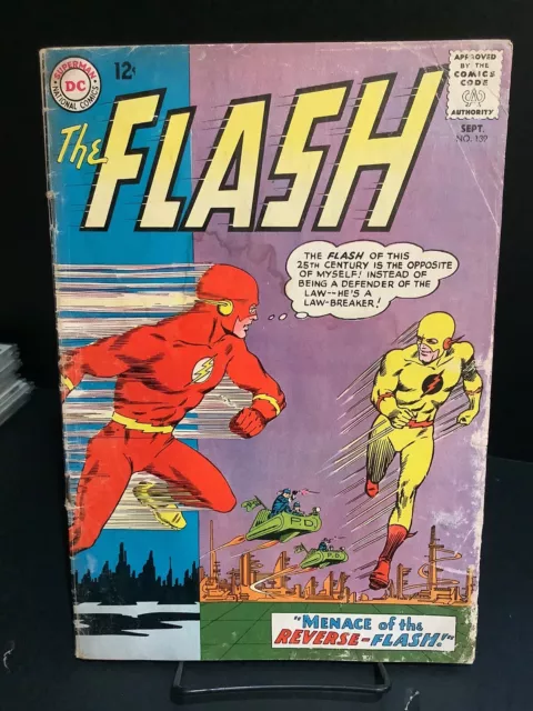 Flash #139 (1st App/Origin Reverse Flash, DC Comics, 1963)