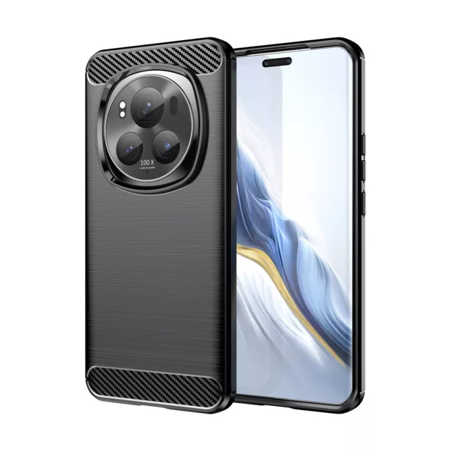 Honor Magic 6 Pro Handy Hülle Case Schale TPU dünn schwarz Magic6 Pro Magic6Pro!