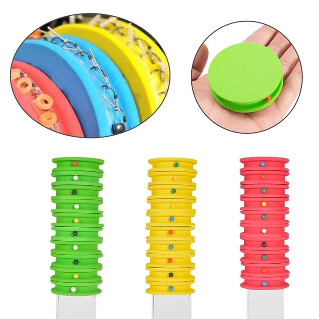 Planches Mousse EVA Pour Rangement Ligne De Pêche - Lot De 10 - 5x10cm - Gestion Hameçons & Fils - Multi Couleurs