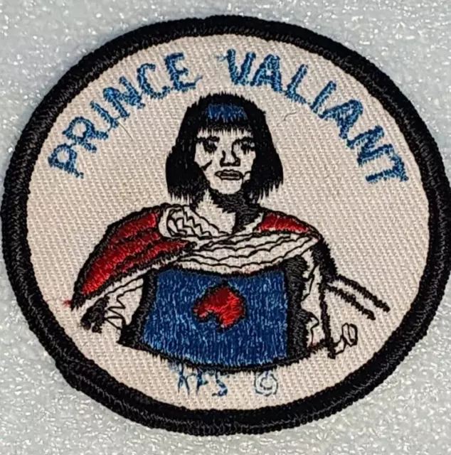 Prince Valiant Sew On Patch 70s 3” Vtg Comic Strip Comics Cartoon