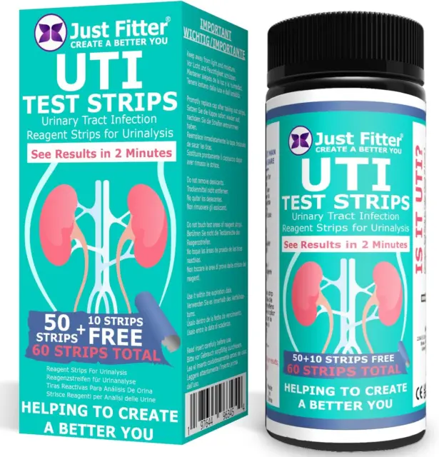 UTI Urine Test Strips Urinary Tract Infection Simple Fast Accurate Top Stick Kit