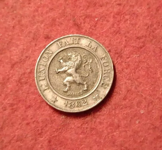 10 Centimes 1862 Belgien Erhaltung