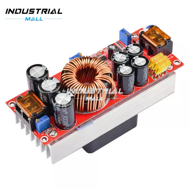 1800W 40A 10-60V to 12-90V  DC-DC Boost Converter Step Up Power Supply Module