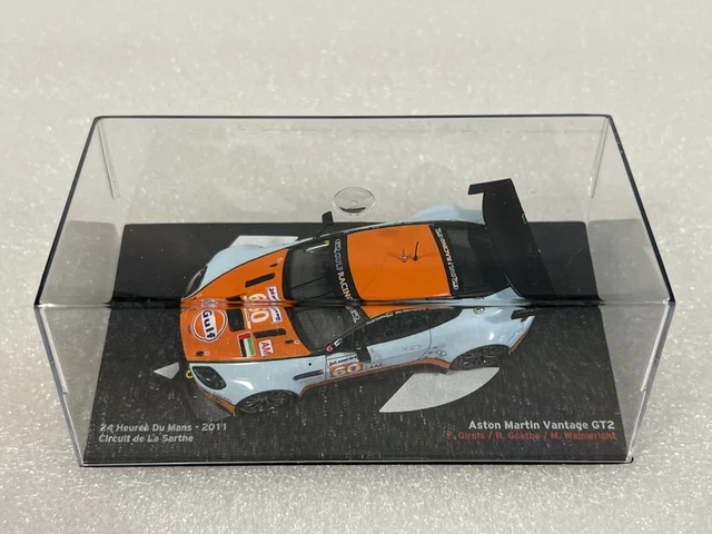 SPARK-MODEL S2545 Scale 1/43 | ASTON MARTIN VANTAGE GULF N 60 24h LE MANS 2011 F.GIROIX - R