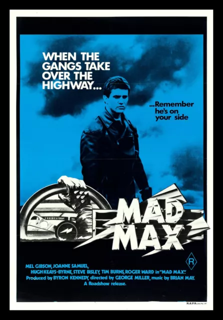 Mel Gibson Mad Max 1979 Framed Movie Poster - 3 Sizes To Choose From