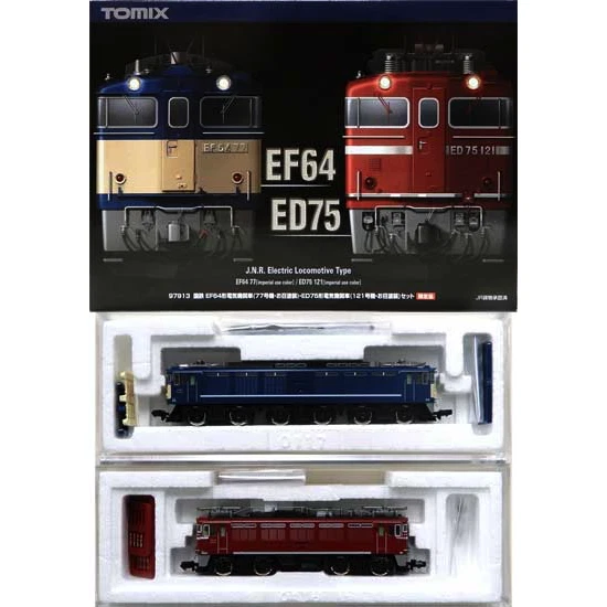 TOMIX 97913 JNR Electric Locomotive Type EF64 77/ ED75 121 2