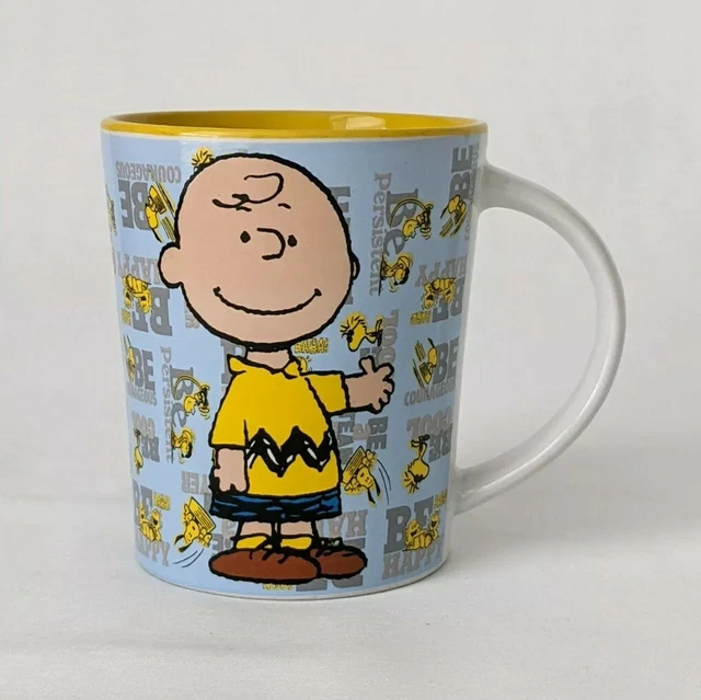 Gibson Peanuts Charlie Brown Mug Be Team Player Cool Persistent Happy Courageous