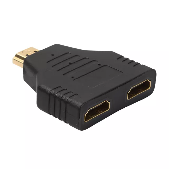 fr 1080p Port HDMI male vers 2 femelles 1 �� 2 sorties Splitter cable adaptateur