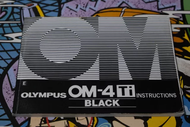 Original Olympus OM-4Ti Users instruction Manual
