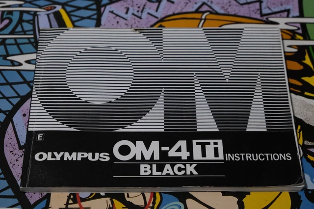 Original Olympus OM-4Ti Users instruction Manual