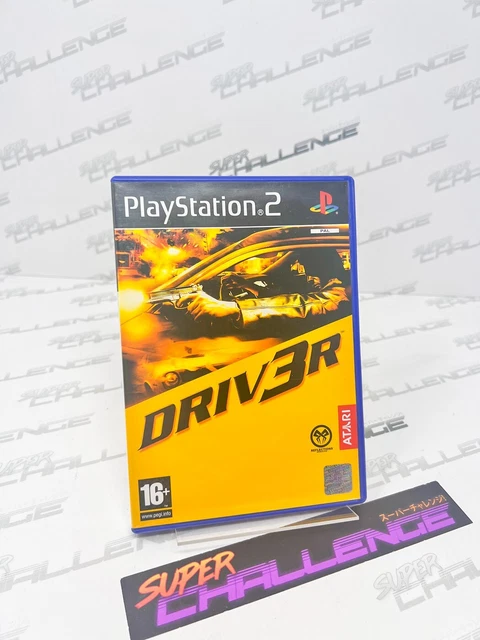 Driv3r PS2 PlayStation 2 PAL/UK Atari completo di manuale