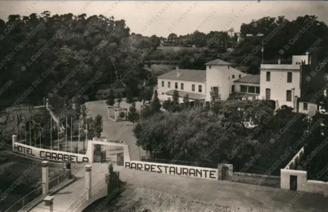 ESPANA 1955 Lloret de Mar Costa Brava Hotel Carabela Tarjeta postal