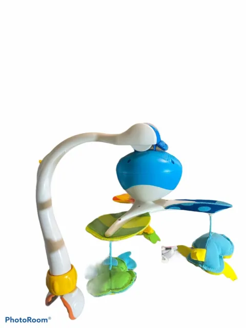 Tiny Love Take-Along Mobile, Baby Mobile Activity Toy with Music, USED