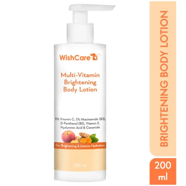 Wishcare Multi-Vitamin Brightening Body Lotion - 5% Vitamin C 5% (200ml)