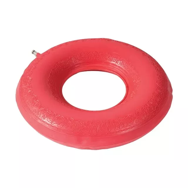 Anillo de goma inflable Grafco inválido, 250 libras de capacidad de peso, 16" de diámetro rojo
