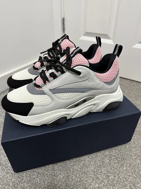 DIOR B22 SNEAKERS Pink Black UK 10 EU44 RRP 980 Authentic Rare Sold Out 700.00 PicClick UK