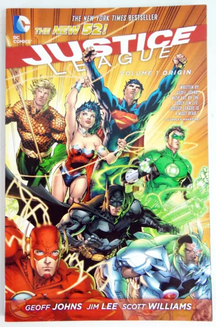 DC Comics Justice League Vol.1: Origin TPB Soft Cover NM 9.0 5th Print 2012