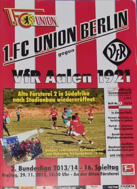 2013/14 2.Bundesliga 1.FC Union Berlin - VFR Aalen