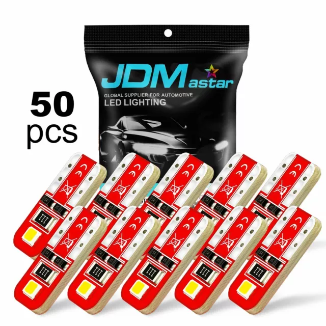 JDM ASTAR 50x 194 168 White Samsung LED Map Marker License Dome Trunk Light Bulb