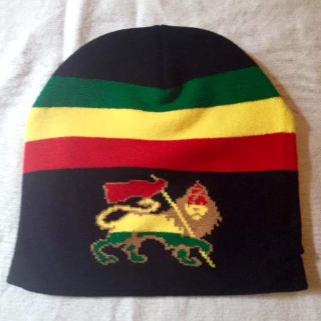 Bonnet Bob Marley - Reggae cap -  Rasta - Jamaique -  Drapeau -  22 cm X 20 cm