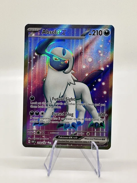 Absol ex Full Art Ultra Rare - 214/197 Obsidian Flames- Pokemon TCG - Mint/NM