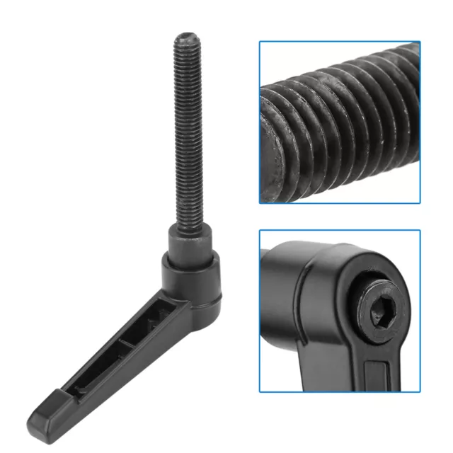 4PCS Metal Machine Knobs Adjustable Fixing Handle M8 Male Thread (25mm) SHD GFL