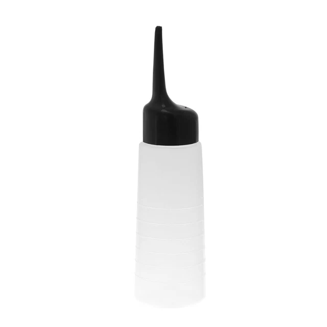 Botellas de aceite para exprimir básculas de viaje aplicador de punta inclinada para cabello