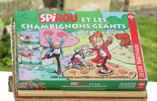 Jeu de société SPIROU et les Champignons géants Nathan TF 1995 2